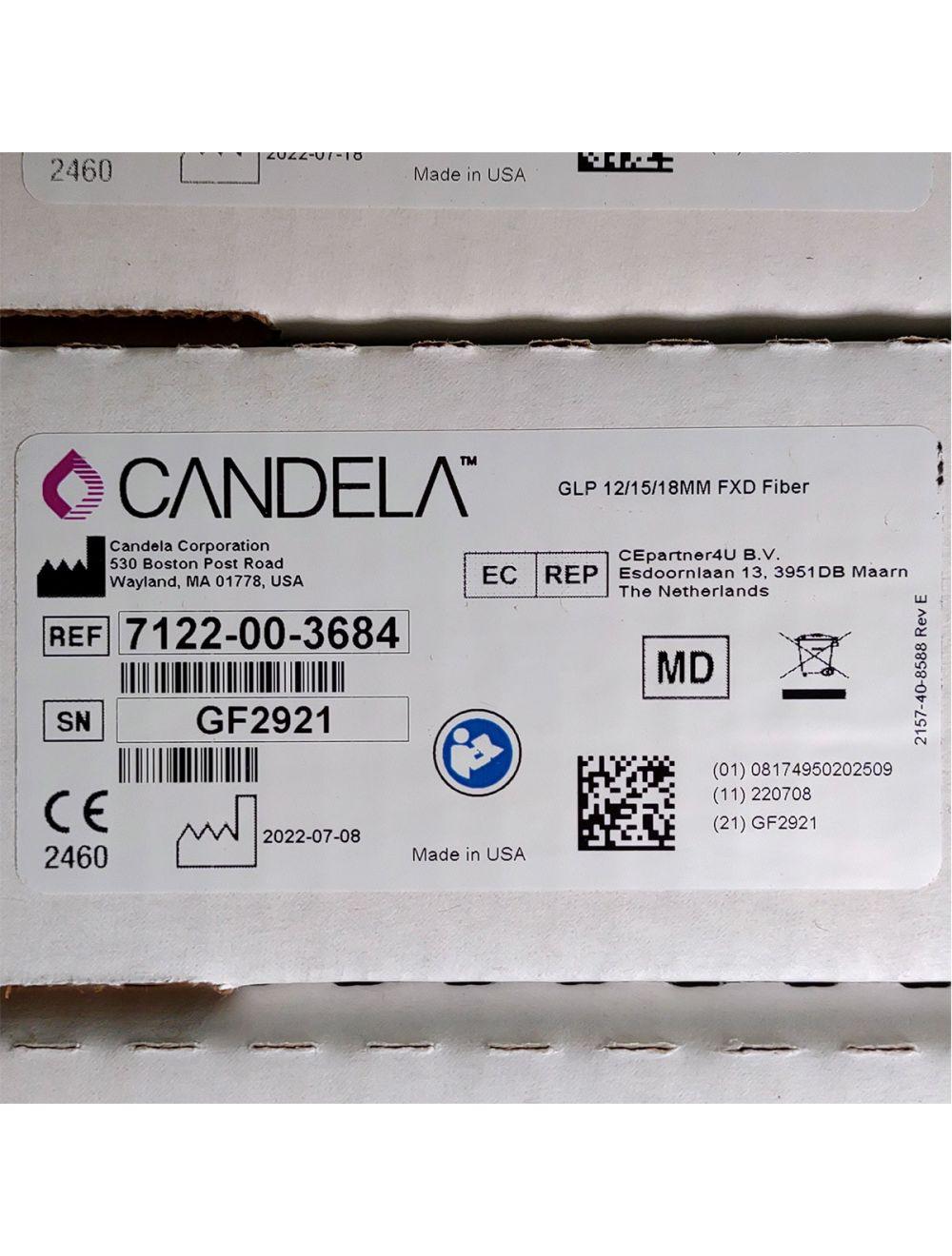 Candela GentleLase Plus Fiber Assembly 12/15/18mm Factory NEW 7122-00-3684 (GF2921)