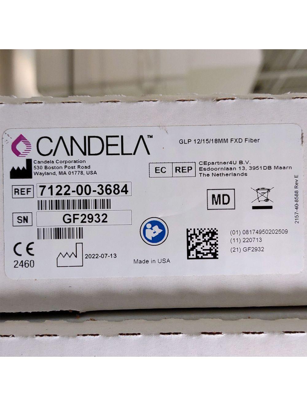 Candela GentleLase Plus Fiber Assembly 12/15/18mm Factory NEW 7122-00-3684 (GF2932)