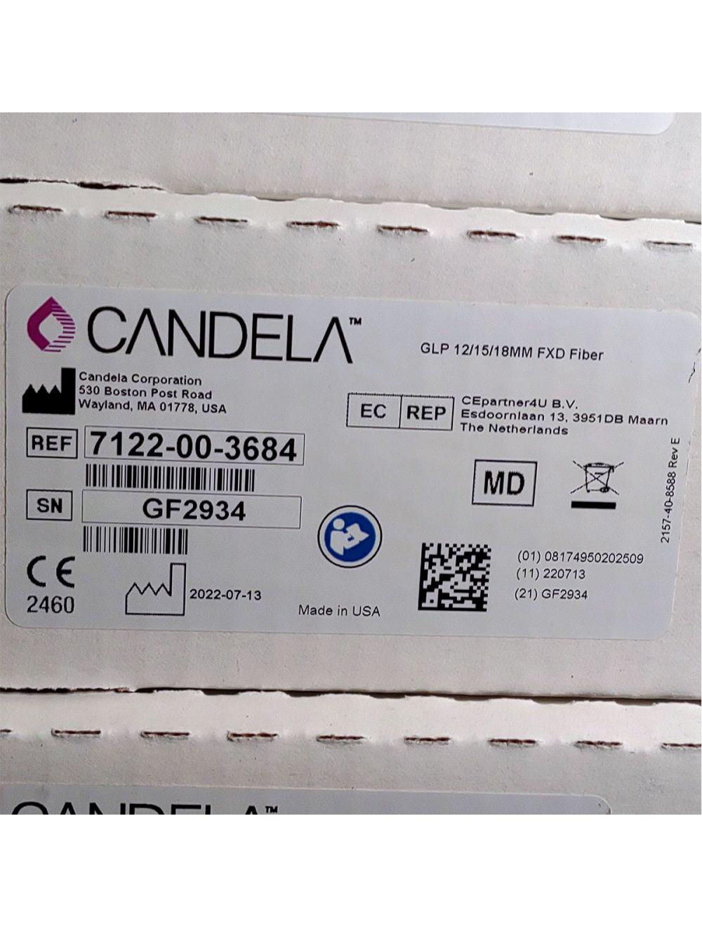 Candela GentleLase Plus Fiber Assembly 12/15/18mm Factory NEW 7122-00-3684 (GF2934) Candela