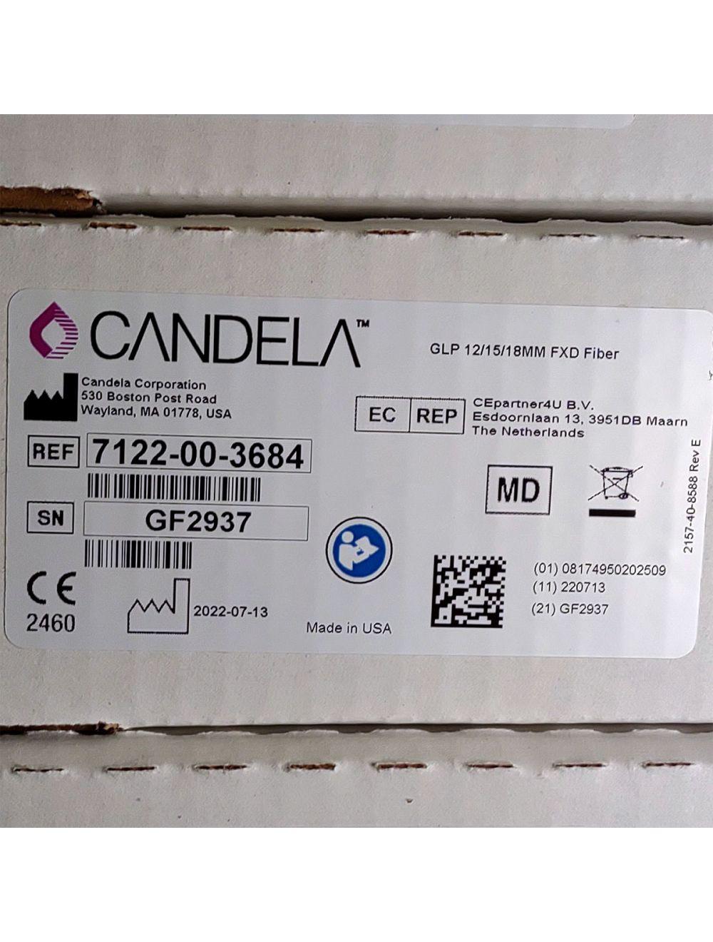 Candela GentleLase Plus Fiber Assembly 12/15/18mm Factory NEW 7122-00-3684 (GF2937) Candela