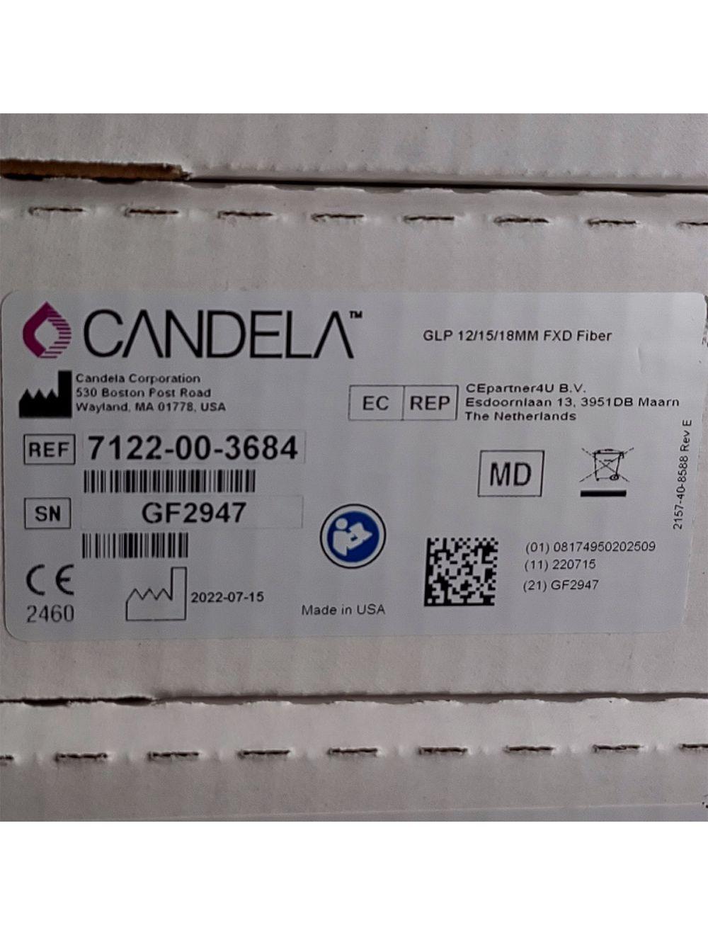 Candela GentleLase Plus Fiber Assembly 12/15/18mm Factory NEW 7122-00-3684 (GF2947)