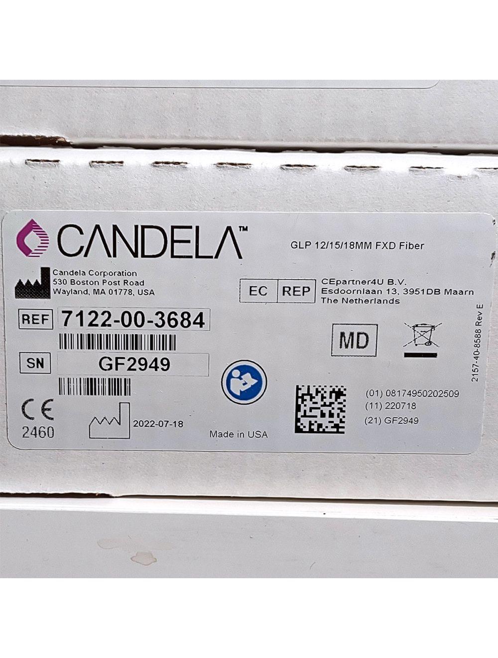 Candela GentleLase Plus Fiber Assembly 12/15/18mm Factory NEW 7122-00-3684 (GF2949)