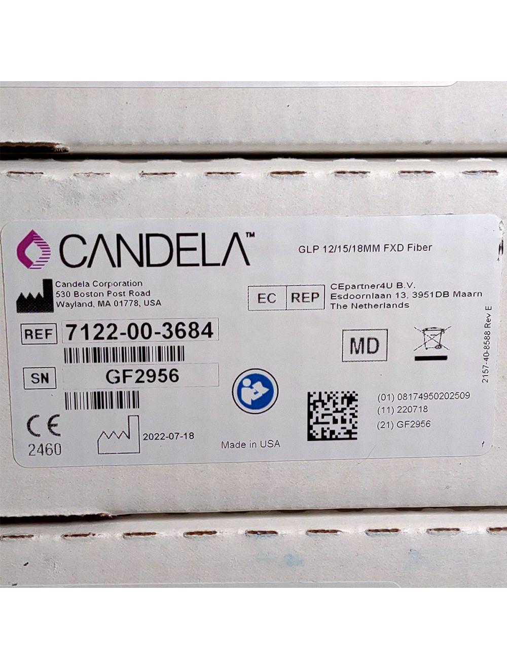 Candela GentleLase Plus Fiber Assembly 12/15/18mm Factory NEW 7122-00-3684 (GF2956) Candela