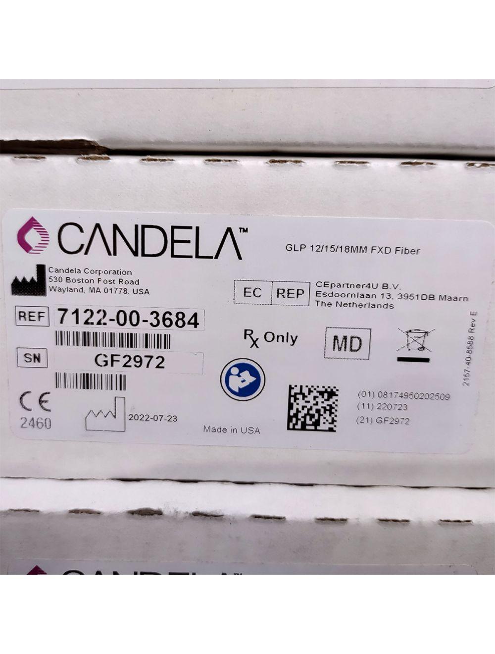 Candela GentleLase Plus Fiber Assembly 12/15/18mm Factory NEW 7122-00-3684 (GF2972) Candela