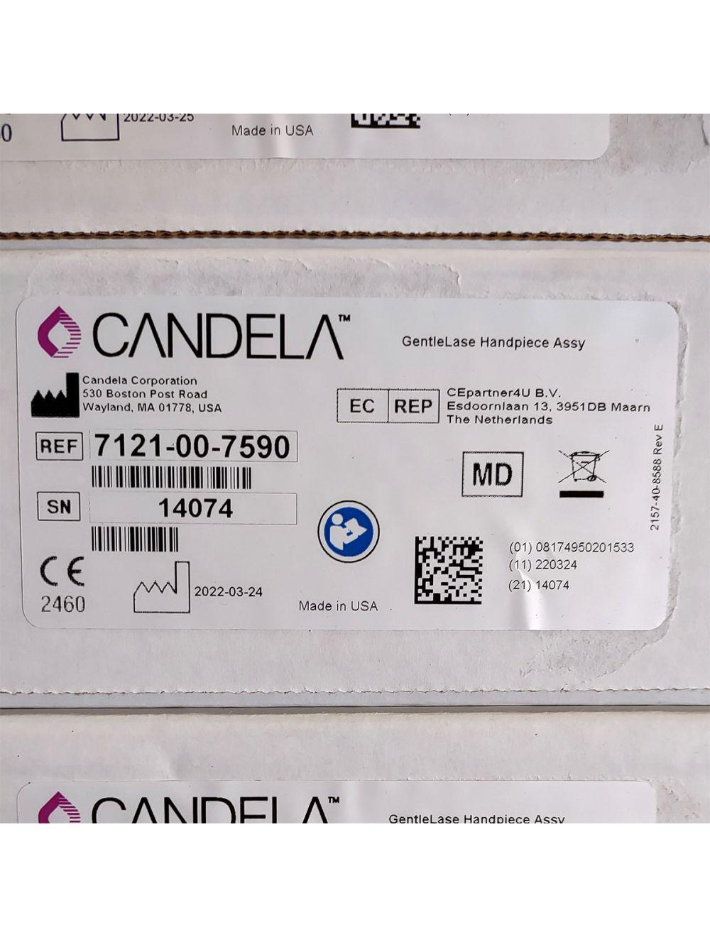 Candela GentleLase Plus Handpiece Assembly No Fiber Factory NEW 7121-00-7590 (14074sn)