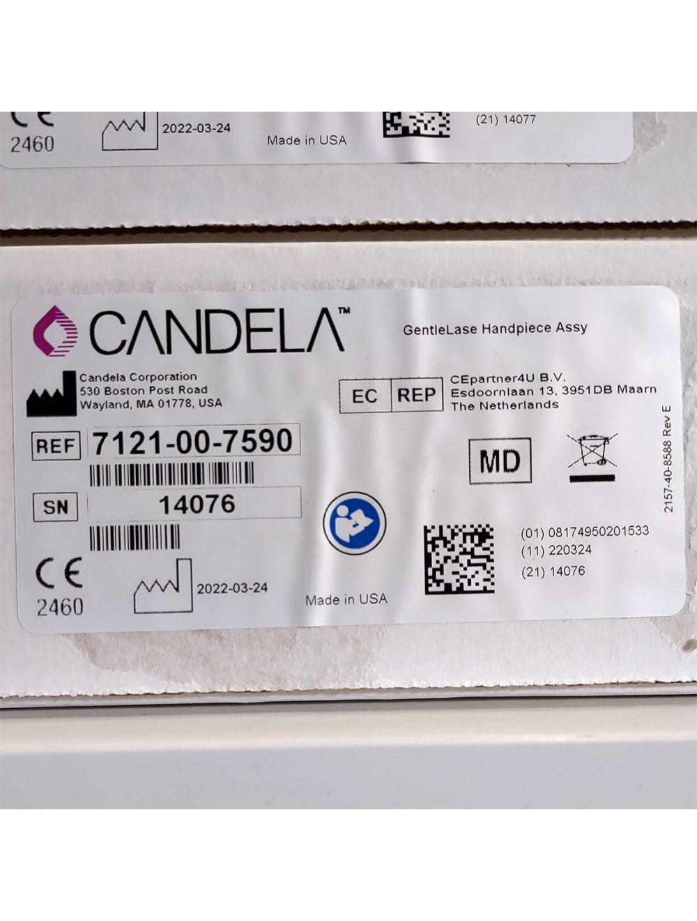 Candela GentleLase Plus Handpiece Assembly No Fiber Factory NEW 7121-00-7590 (14076sn) Candela