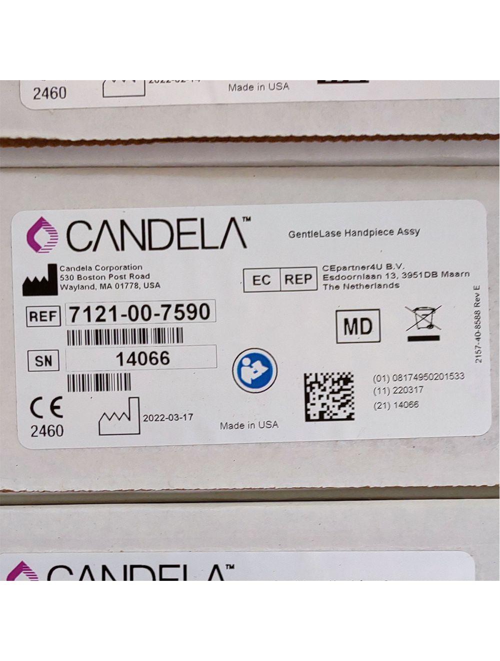 Candela GentleLase Plus Handpiece Assembly No Fiber Factory NEW 7121-00-7590 (14066sn) Candela