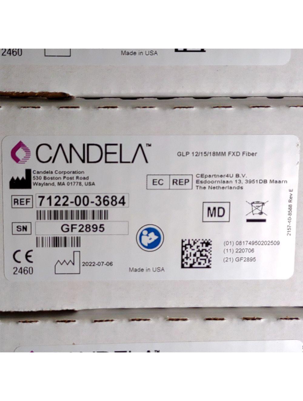 Candela GentleLase Plus Fiber Assembly 12/15/18mm Factory NEW 7122-00-3684 (GF2895)