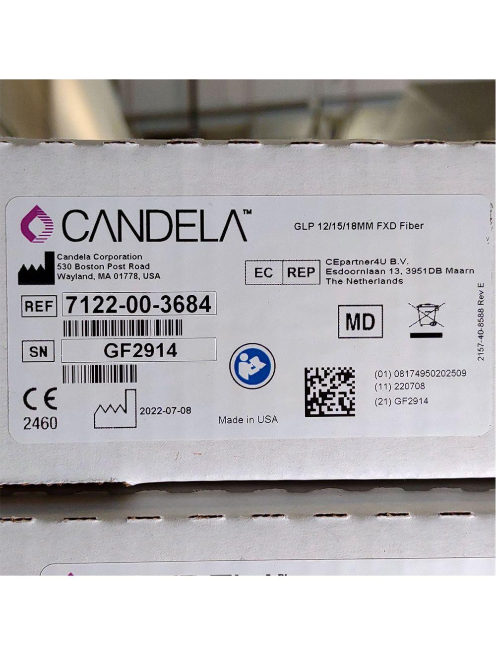 Candela GentleLase Plus Fiber Assembly 12/15/18mm Factory NEW 7122-00-3684 (GF2914)