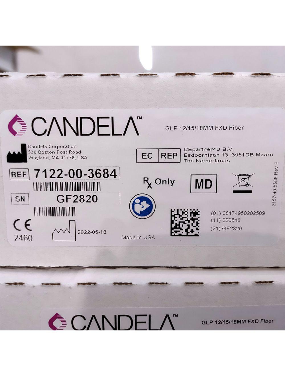 Candela GentleLase Plus Fiber Assembly 12/15/18mm Factory NEW 7122-00-3684 (GF2820) Candela