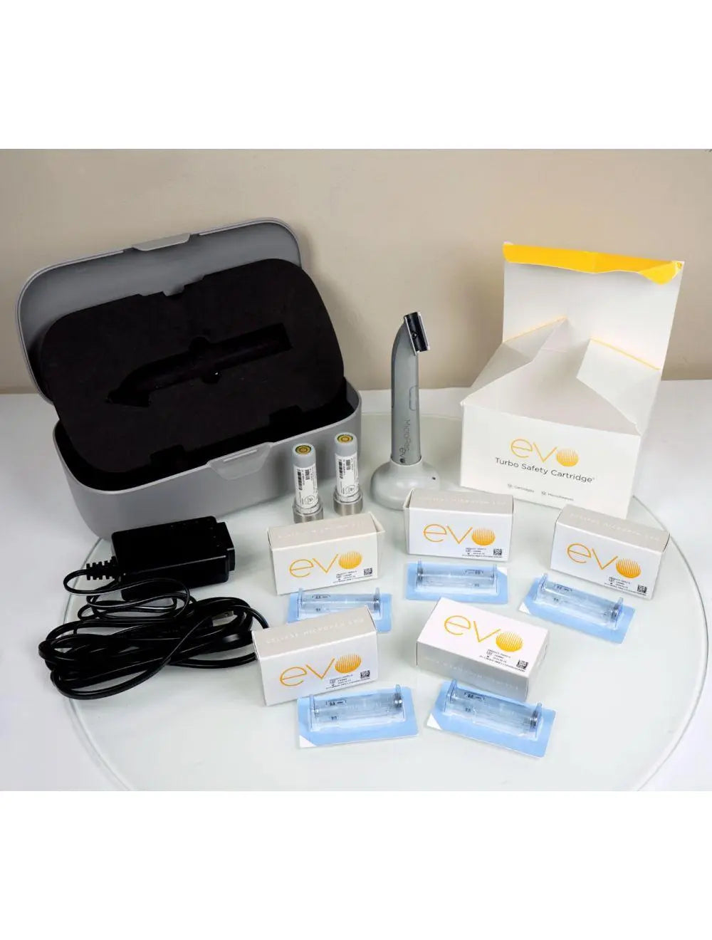 Crown Aesthetic EVO Microneedling Pen Kit Eclipse Cartridge MicroPen EV Wireless Sol International Medical