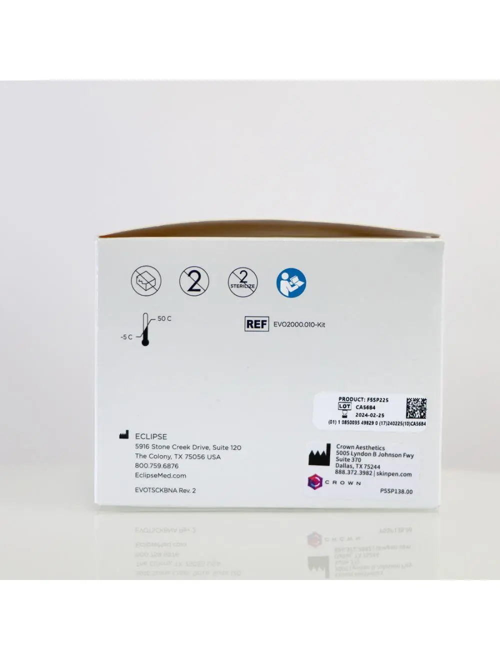 Crown Aesthetic EVO Microneedling Pen Kit Eclipse Cartridge MicroPen EV Wireless Sol International Medical