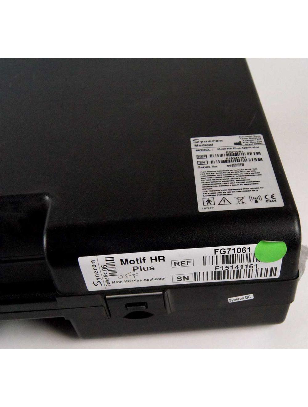 NEW Syneron eLaser Elos IPL MOTIF HR PLUS Applicator Handpiece Candela