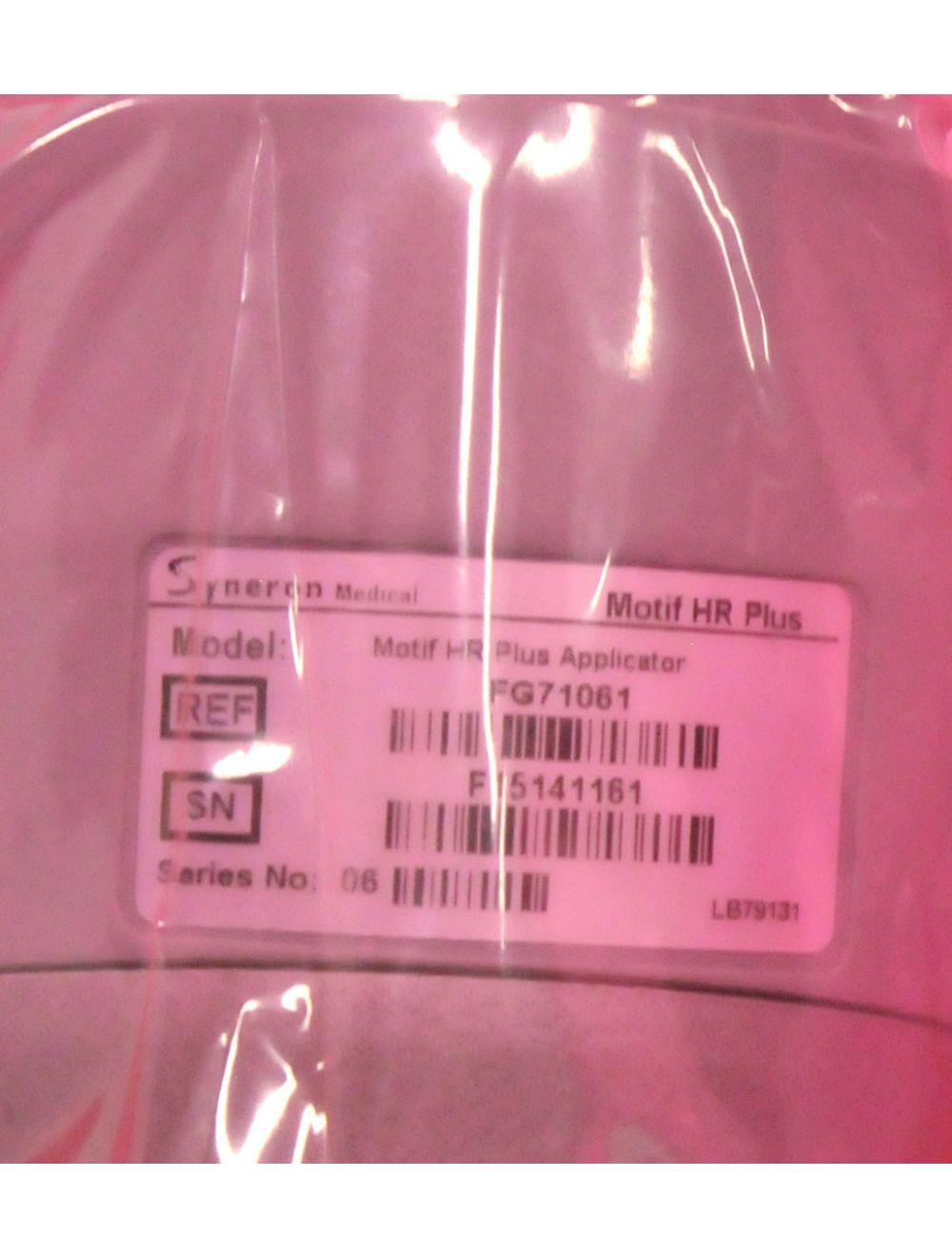 NEW Syneron Candela eLaser Elos MOTIF HR PLUS Applicator Handpiece Hair Removal Candela