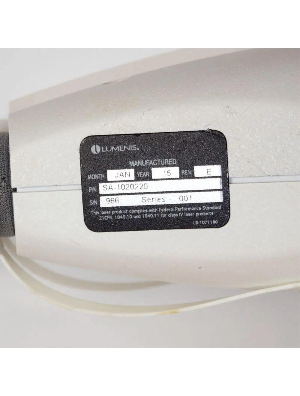 2015 Lumenis M22 Multi Spot Nd YAG Laser Handpiece SA-1020220 Lumenis