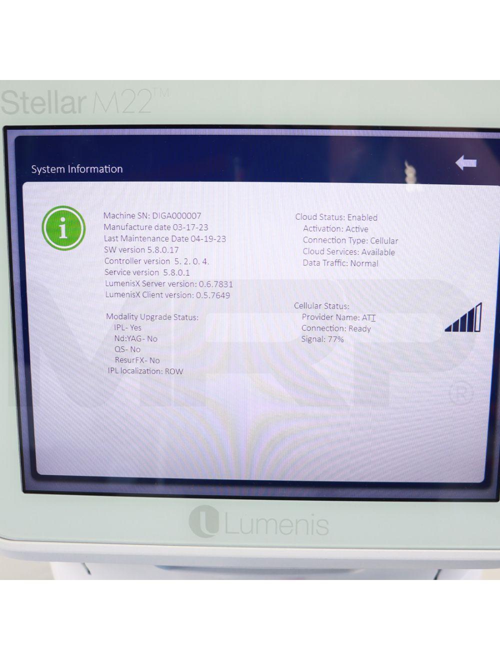 2023 Lumenis OptiLight Non-Invasive Pulse Technology Dry Eye Relief System Lumenis