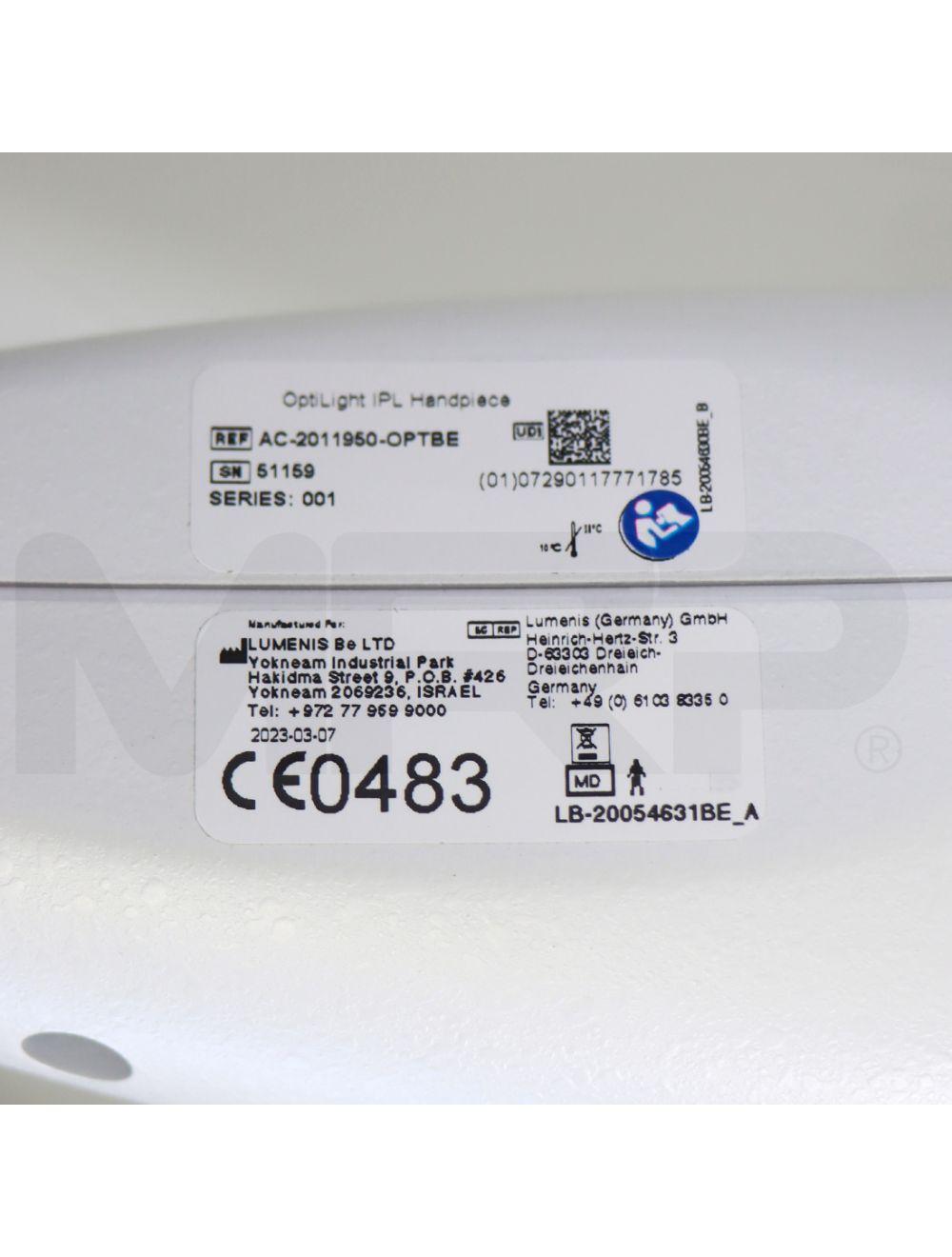 2023 Lumenis OptiLight Non-Invasive Pulse Technology Dry Eye Relief System Lumenis