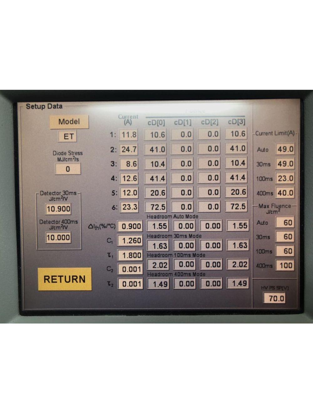 Lumenis LightSheer ET Diode Laser Hair Removal Lesions Leg Veins HR Console Base