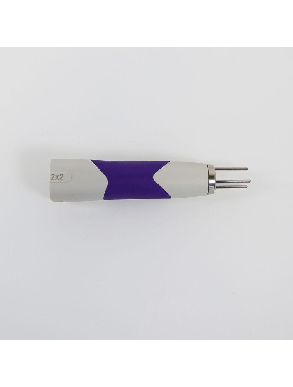 Quanta MDK 3 EX Q1 Q-Switched Nd:YAG Handpiece Purple 2x2 Applicator with Case Sol International Medical