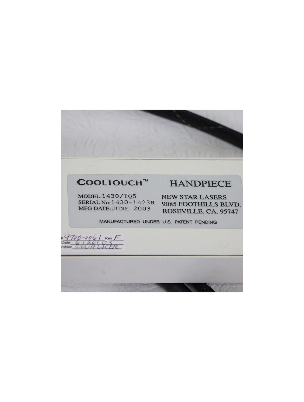 2003 NewStar CoolTouch TQ5 Handpiece Nd YAG Laser HP 9700-0061 Sol International Medical