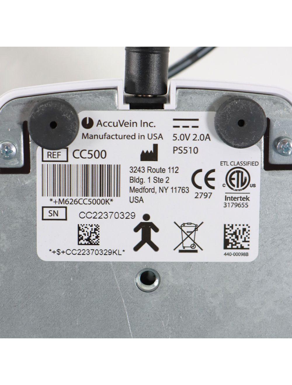AccuVein Vein Finder HF580 Illuminator Rolling Stand AV500 Handpiece HP
