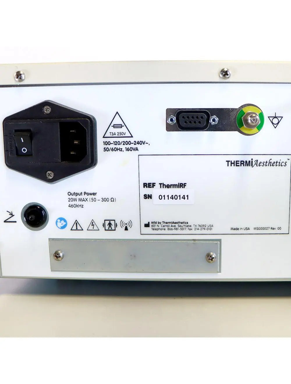 2014 ThermiAesthetics ThermiRF ThermiSmooth Skin Tightening Wrinkles Thermi RF