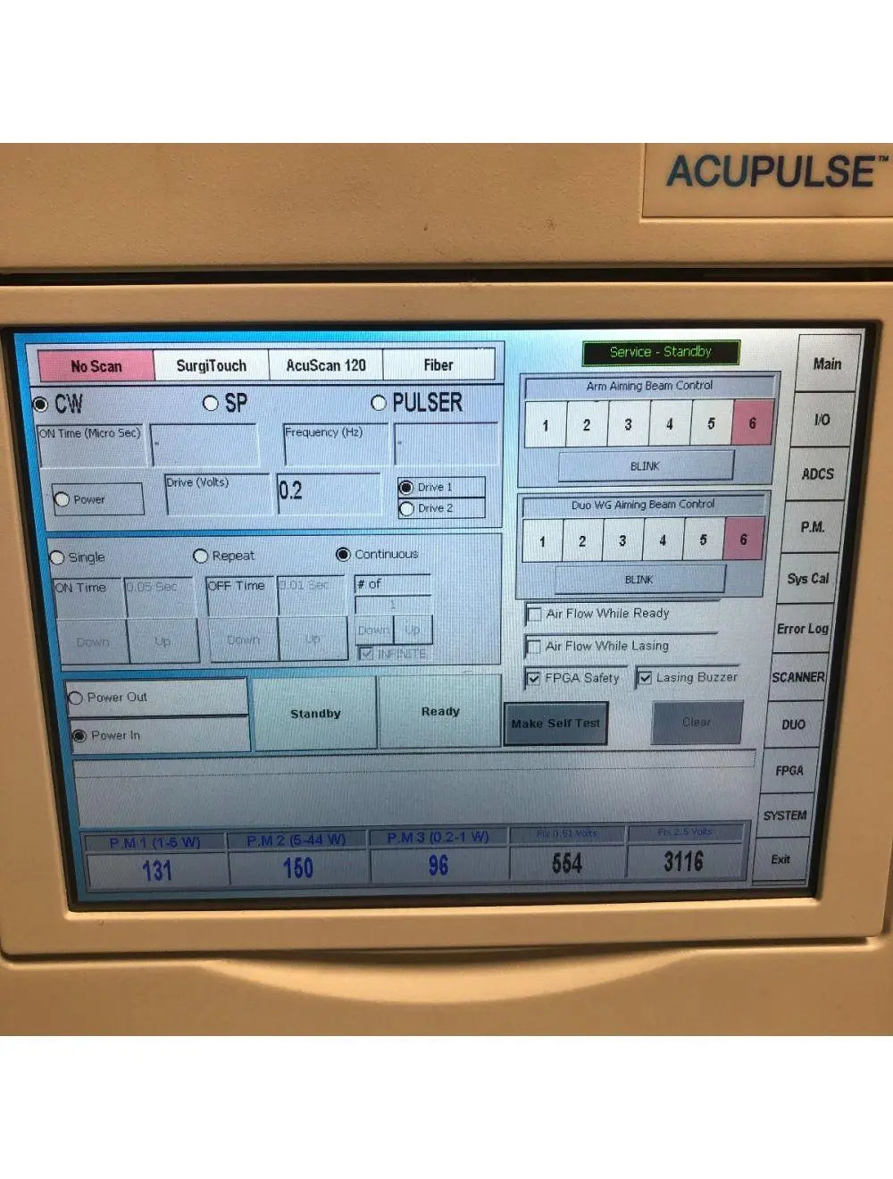 2017 Lumenis AcuPulse WG 40W CO2 Fiber Laser AccuPulse Accu Pulse FiberLase