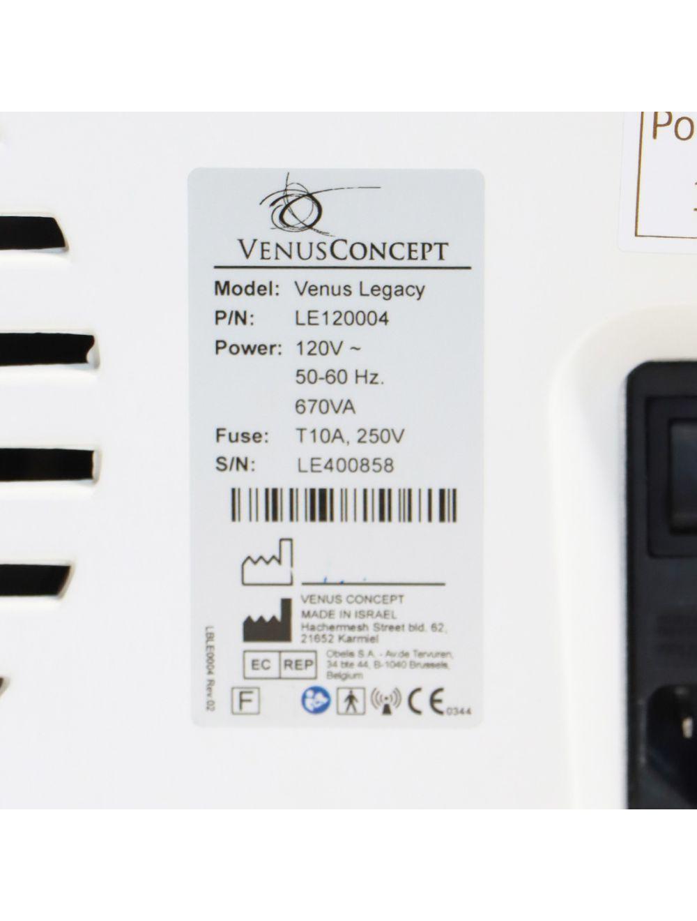 Venus Concept Venus Legacy Radio Frequency RF Cellulite Wrinkle Reduction