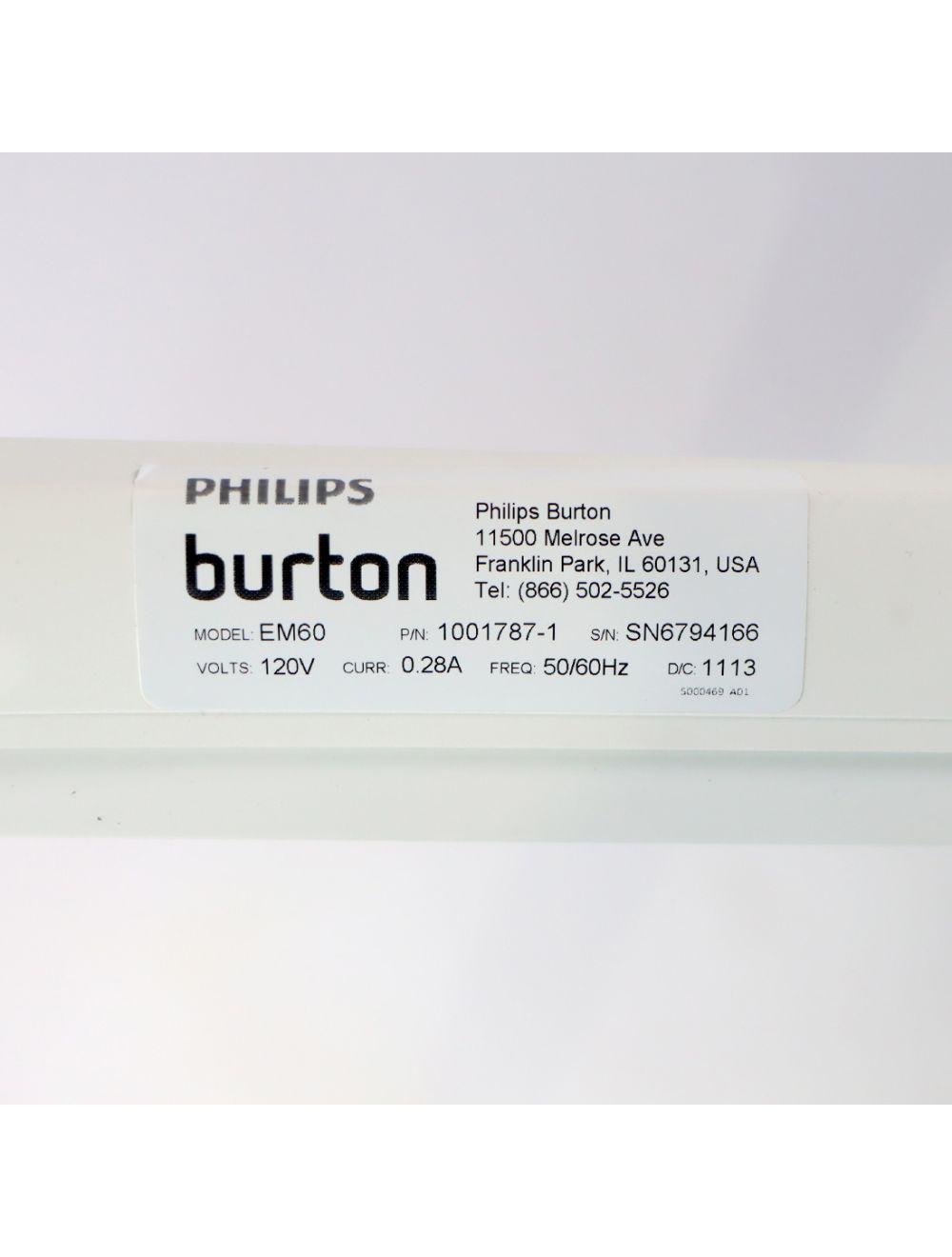 Philips Burton EM60 Portable Medical Patient Exam Light Table