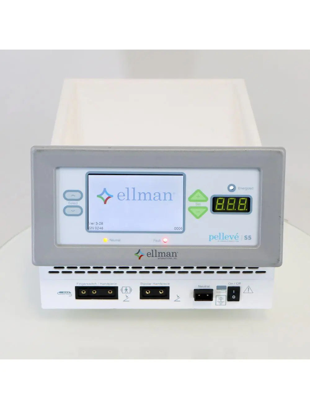 Ellman Pelleve S5 RF Wrinkle Reduction Radio-surgical System IEC5P-ST Generator Sol International Medical