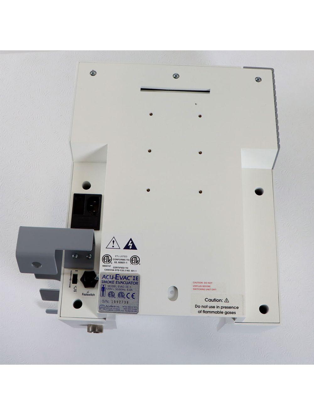 Acuderm Acu-Evac IE Smoke Evacuator System Wall Mount EVAC IE-1 Sol International Medical