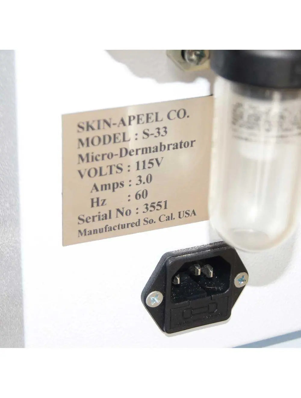 Skin-Apeel Micro-Dermabrasion with O2 Facial Breeze Combo S33 AS016-3 Micro Mist Sol International Medical