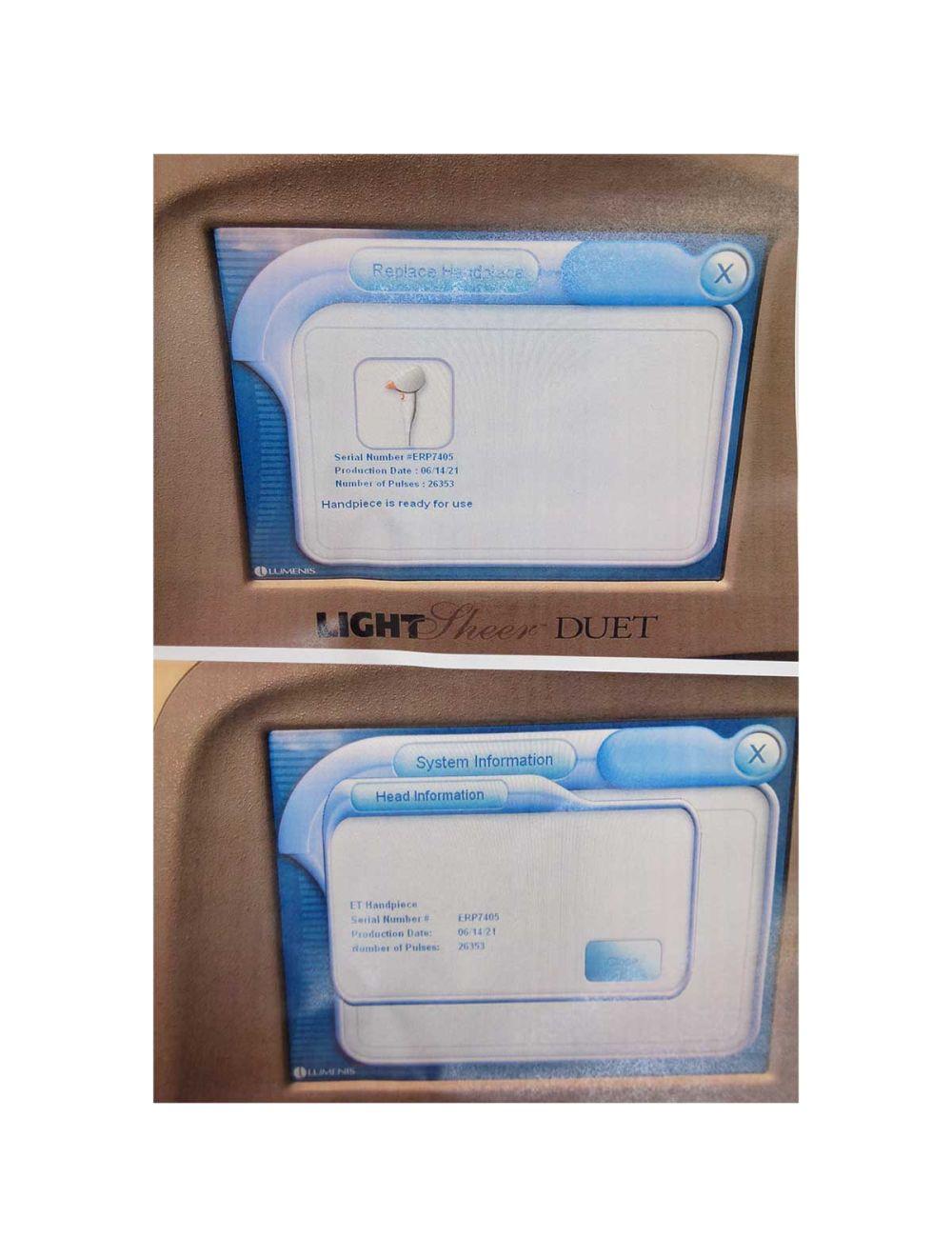 2019 Lumenis LightSheer Desire XC Diode Laser Chill Tip Hair Removal Handpiece