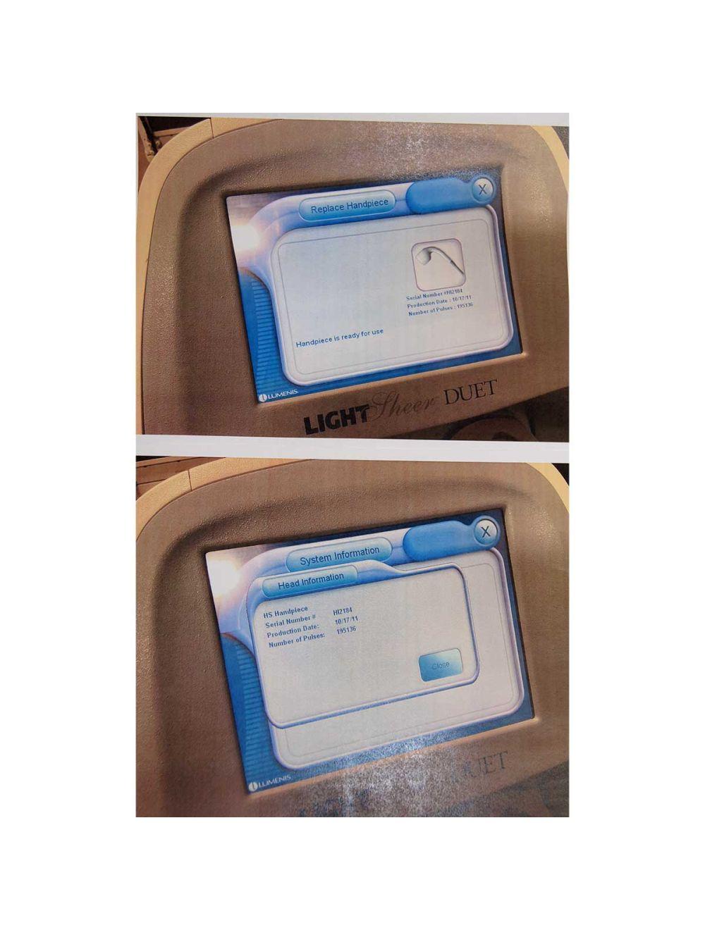 2011 LightSheer HS High Speed Laser Hair Removal Large Handpiece - SA-1046261