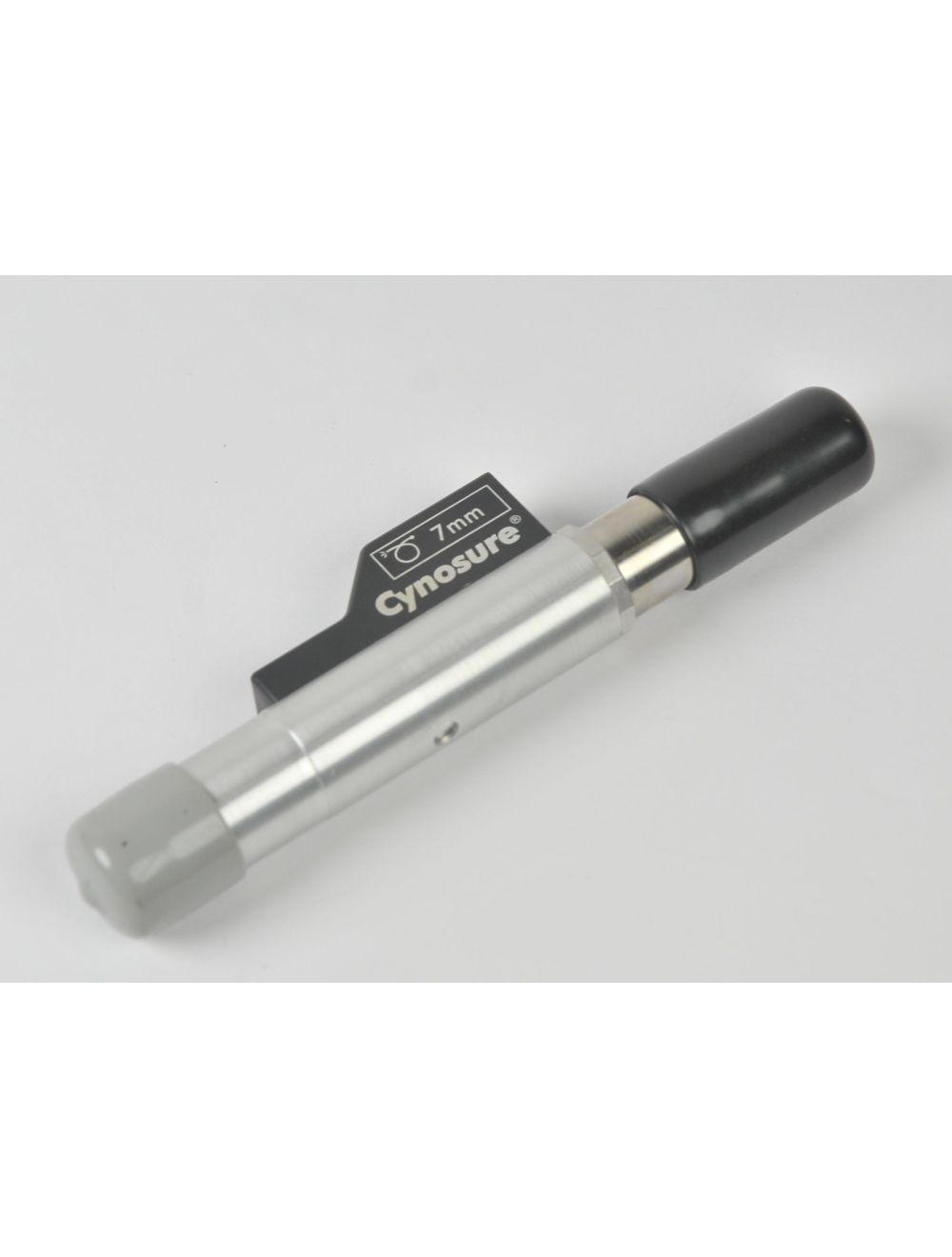 Cynosure MPX Laser 7mm Handpiece Assembly Cartridge Silver 595 Pulsed Dye PARTS Cynosure