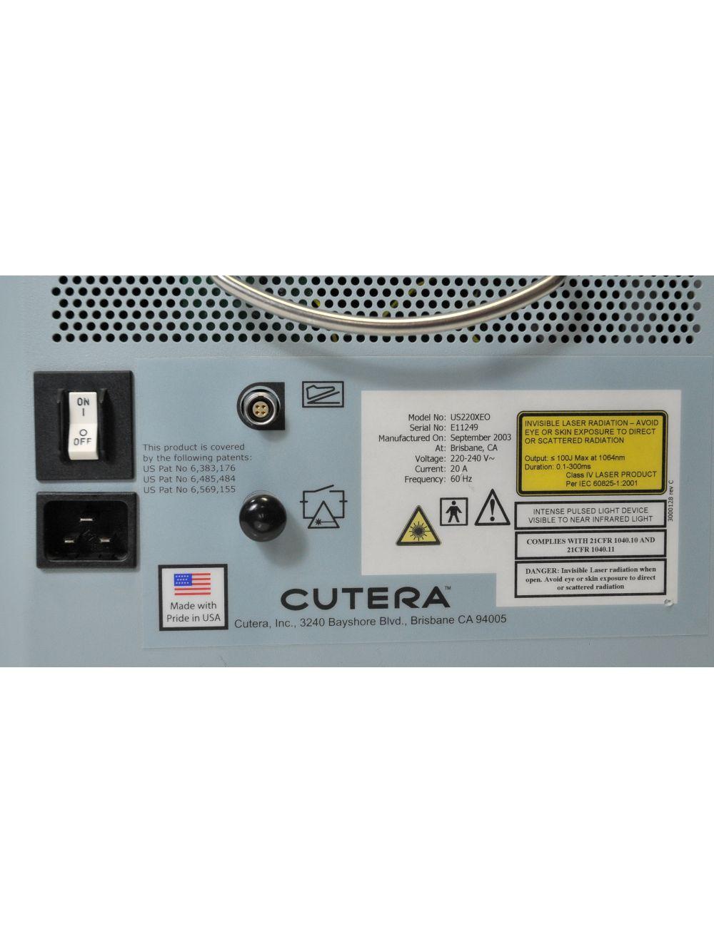 2003 Cutera XEO CoolGlide GENESIS IPL Nd:YAG Laser 1064 Cool Glide Cutera