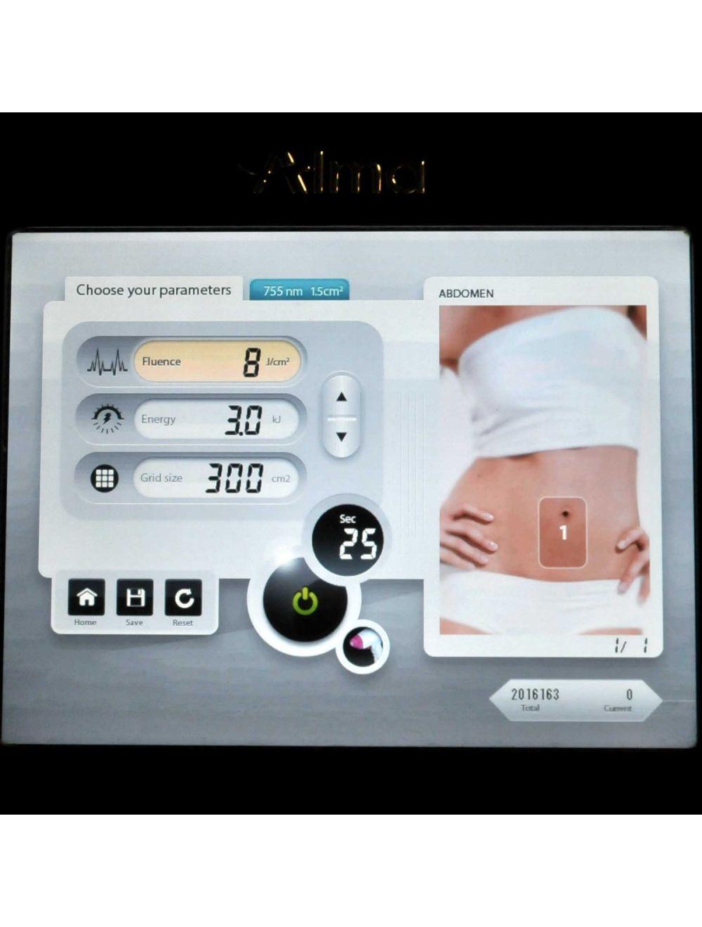 2018 Alma Soprano ICE ALEX 755 nm Alexandrite Diode Laser Hair Removal Handpiece Alma