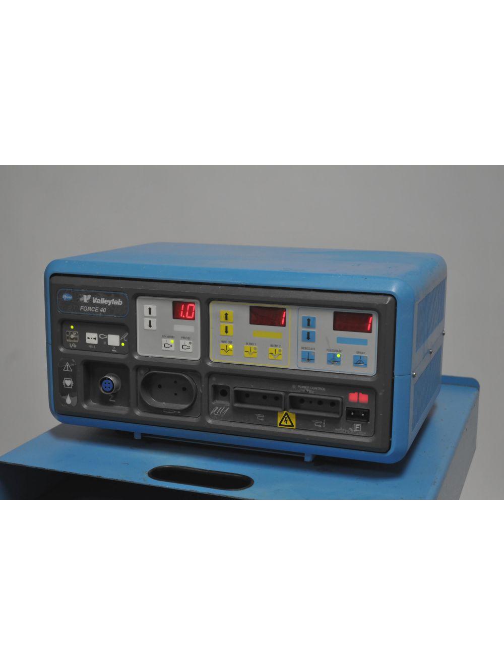Pfizer Valleylab Force40 Electrosurgical Generator Force 40 w Foot Switch &amp; Cart