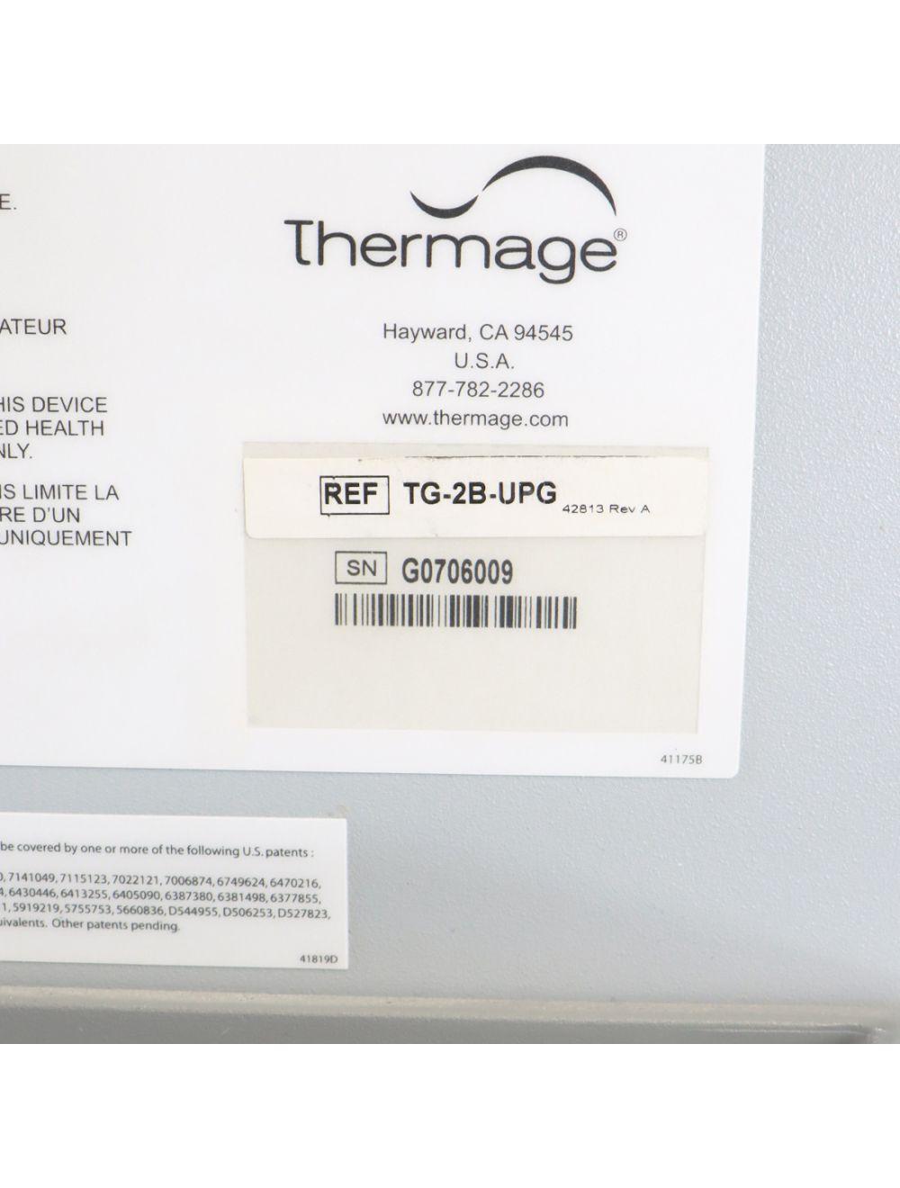Solta Thermage CPT RadioFrequency Skin Tightening Generator TG-2B-UPG RF Base Solta Medical