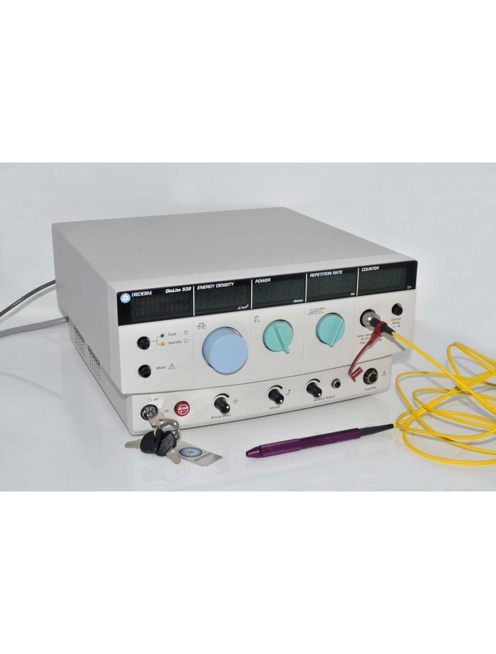 Iridex Iriderm DioLite 532 nm Diode Vascular Pigment Lesion Laser w Handpieces Sol International Medical