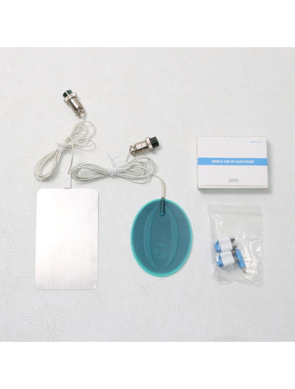 2014 Agnes RF ESG Precision Insulated Radio Frequency Acne Microneedle 2 HPs Sol International Medical