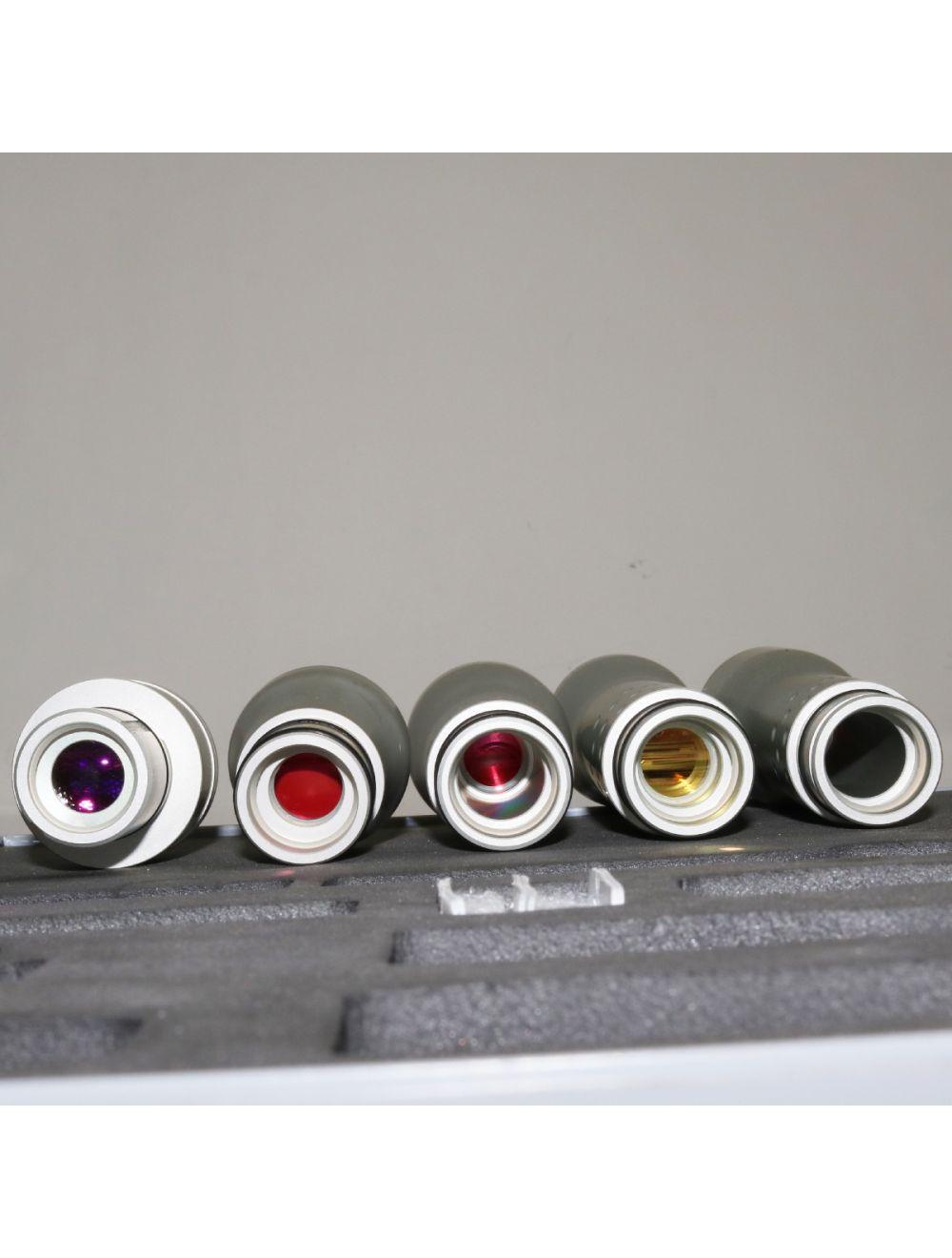 Lumenis PiQo4 Pico 4 Red 650nm Yellow 585nm Fractional Dye Laser Handpiece Set Lumenis