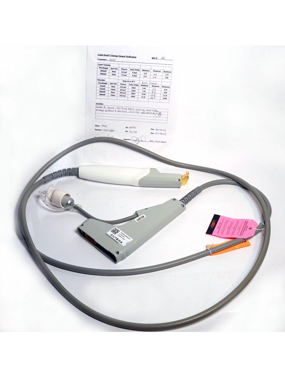 Cutera ExcelV Nd YAG 1064 Laser Genesis V Vascular Handpiece CoolView Cool View Cutera