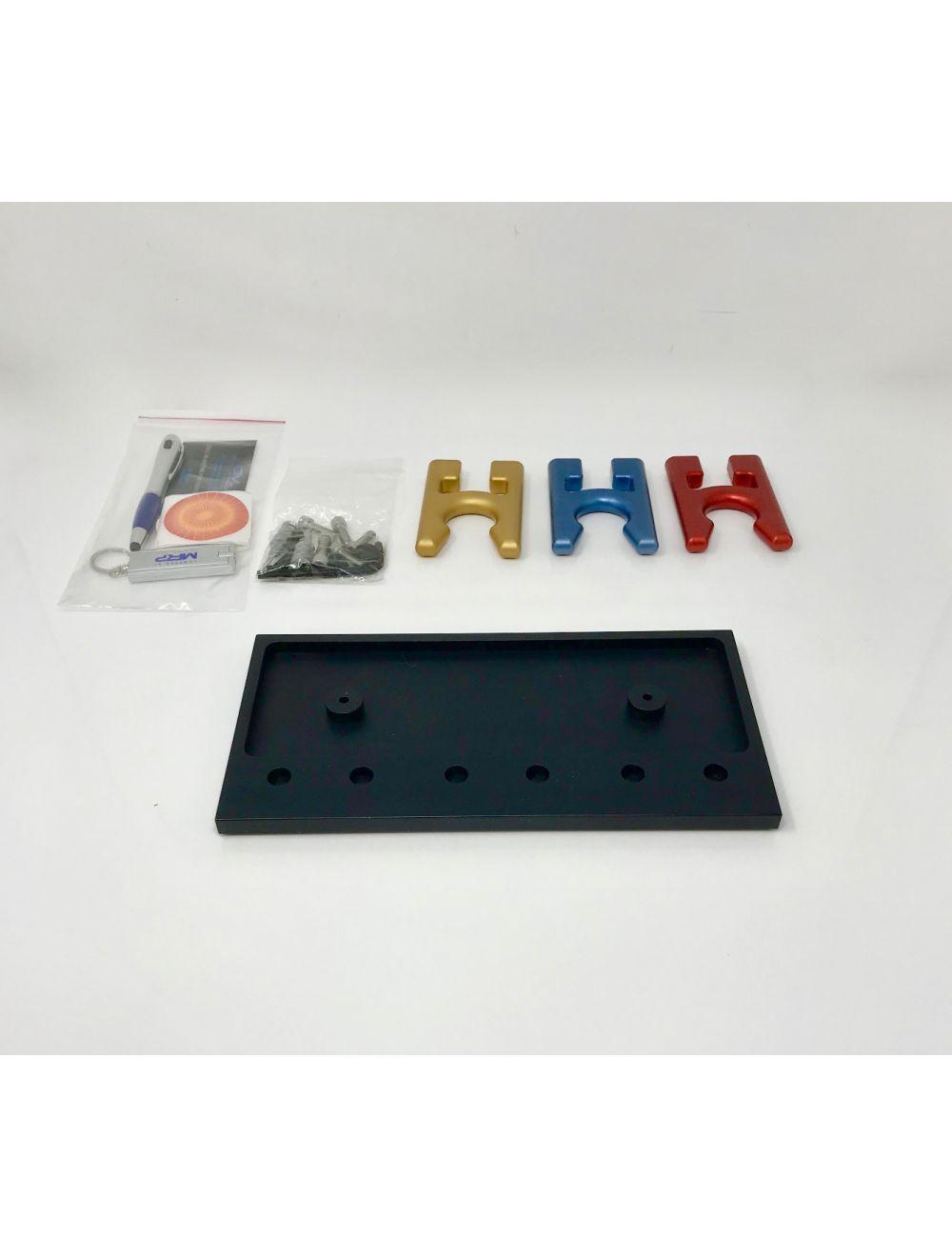 Palomar Starlux 300 &amp; 500 Handpiece Rack Wall Organizer Blue Red Gold Star Lux Palomar