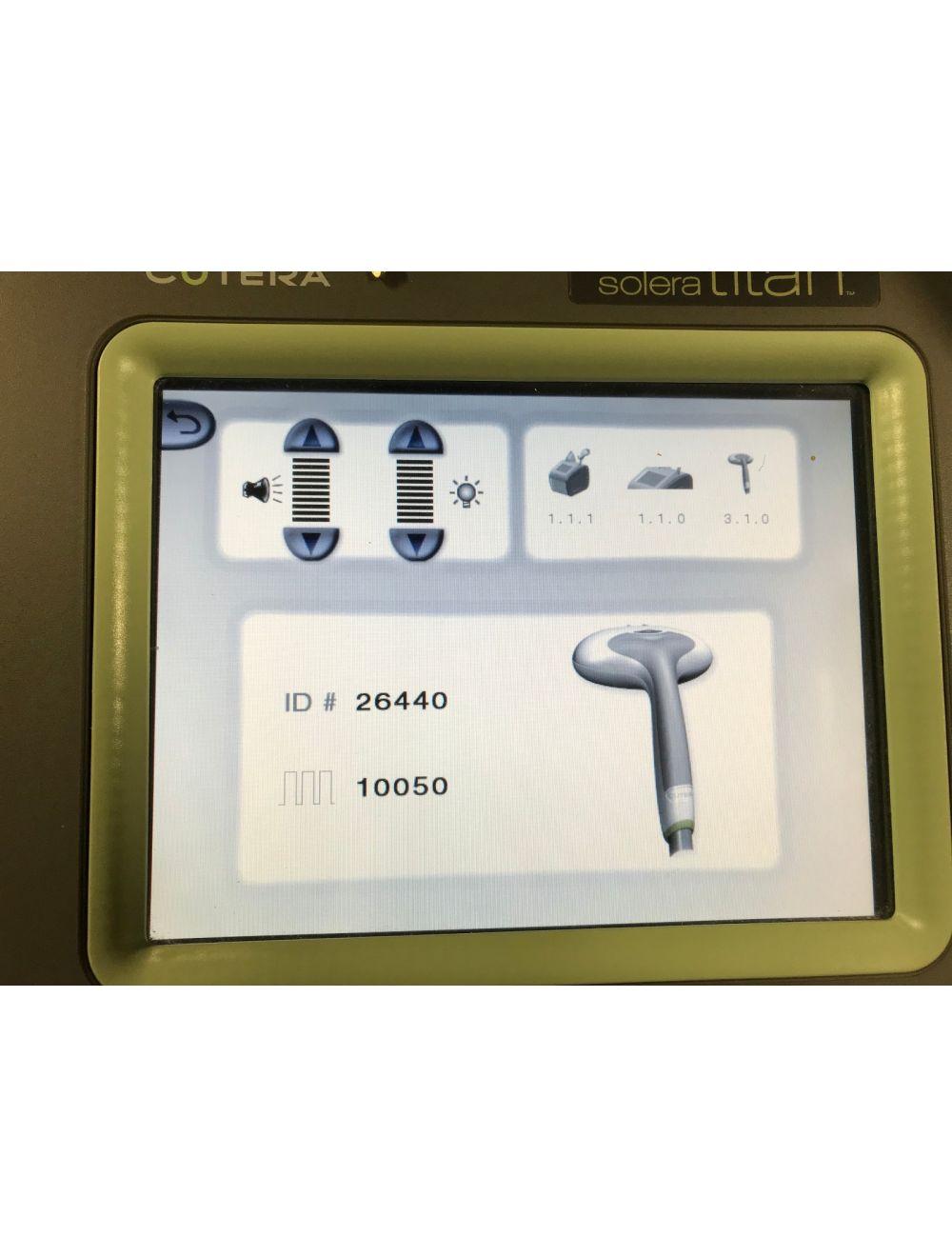 Cutera Titan XL Skin Tightening Solera Handpiece IR IPL FULLY RELOADED 7000262T Cutera