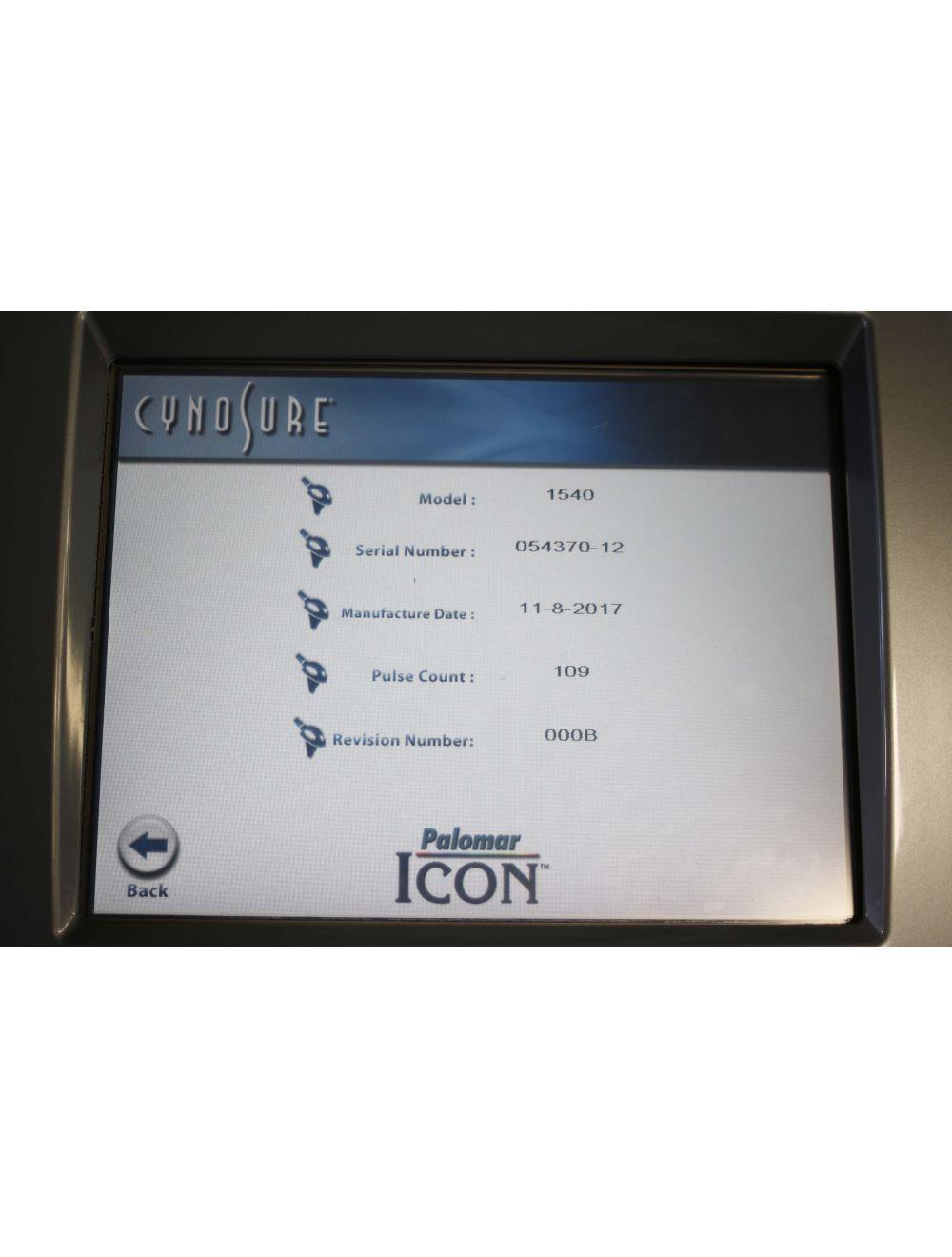 2017 Palomar Icon 1540 Fractional Erbium Laser Skin Resurfacing Handpiece LOW Palomar