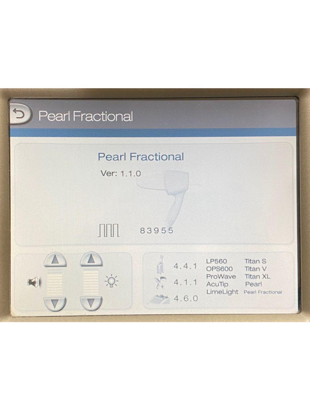Cutera PEARL FRACTIONAL Erbium Er YSGG Skin Tightening Acne Handpiece 2790nm Cutera