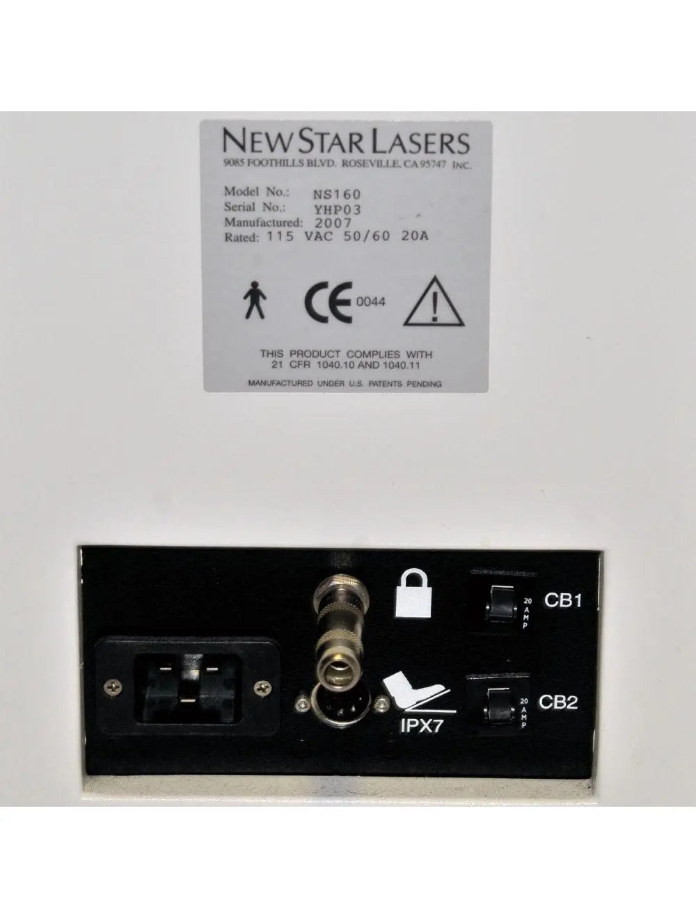 2007 New Star NS160 CoolLipo Laser Nd YAG 1320 nm Dermatology Ablation NewStar