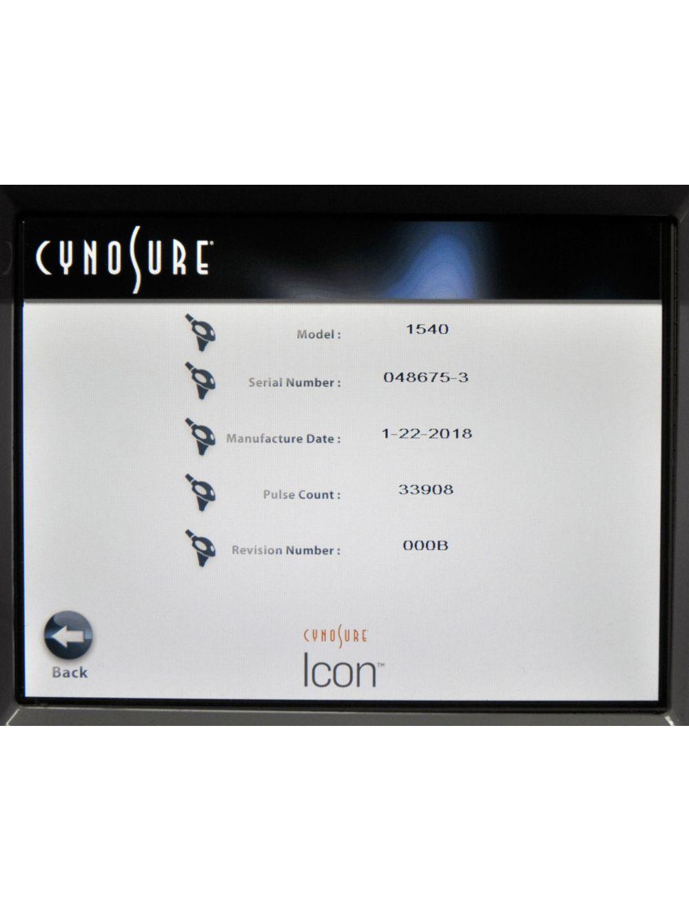 2018 Cynosure Palomar ICON 1540 Erbium Fractional Laser Handpiece 34K SHOTS Palomar