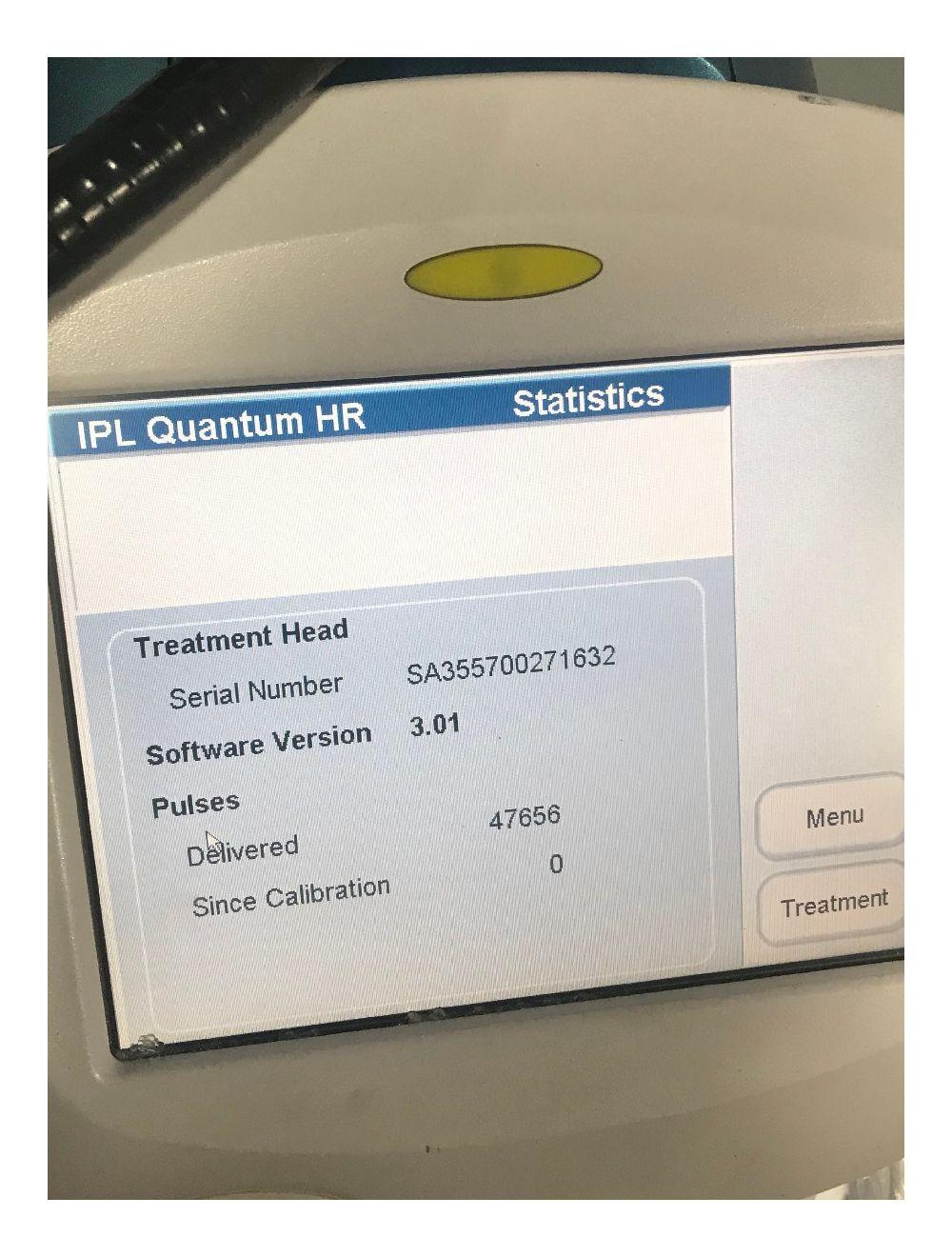 Lumenis IPL Quantum HR 695 nm Hair Removal Handpiece 47K Shots Lumenis
